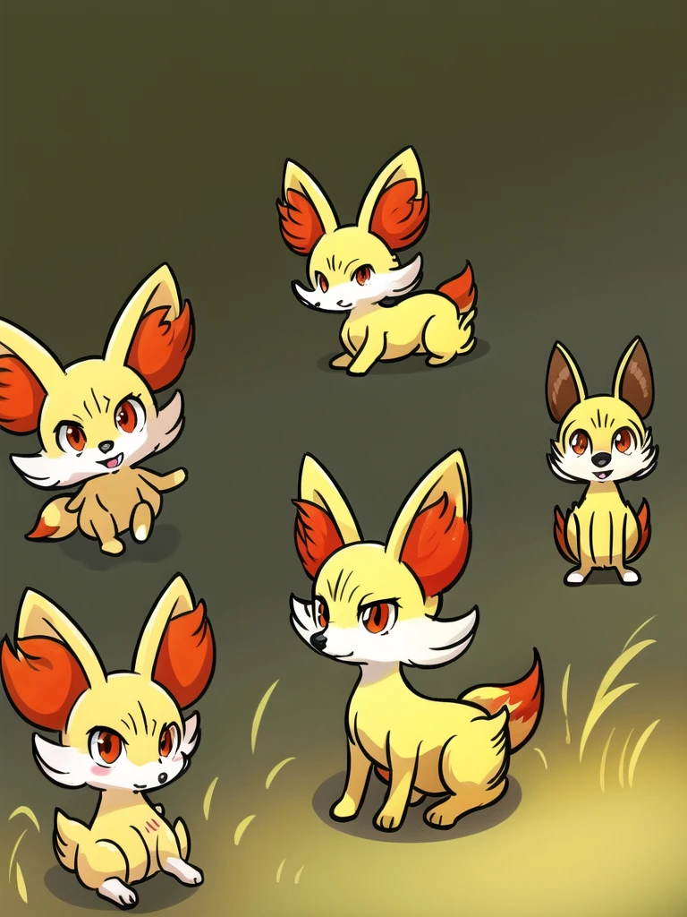 fennekin,grass