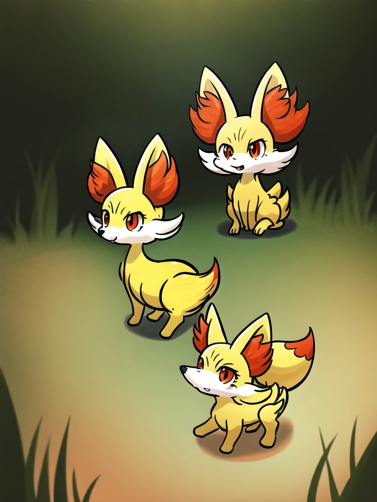 fennekin,grass