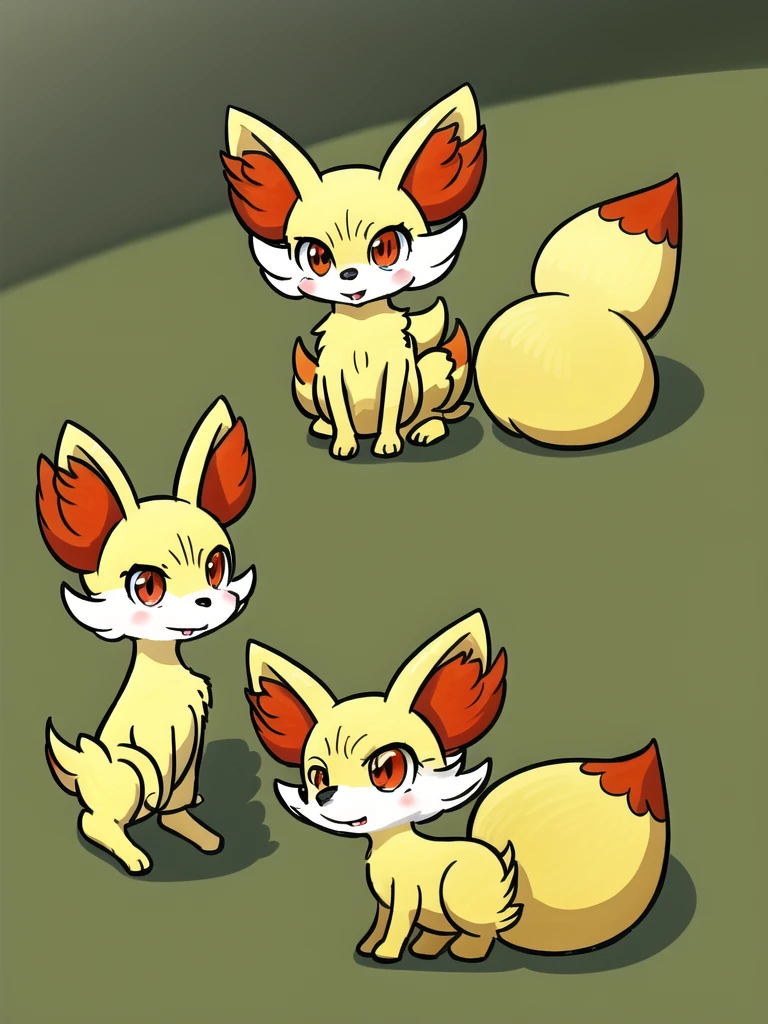 fennekin,grass