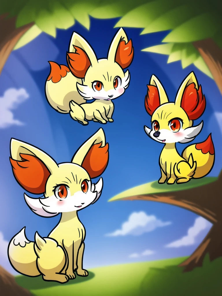 fennekin,grass