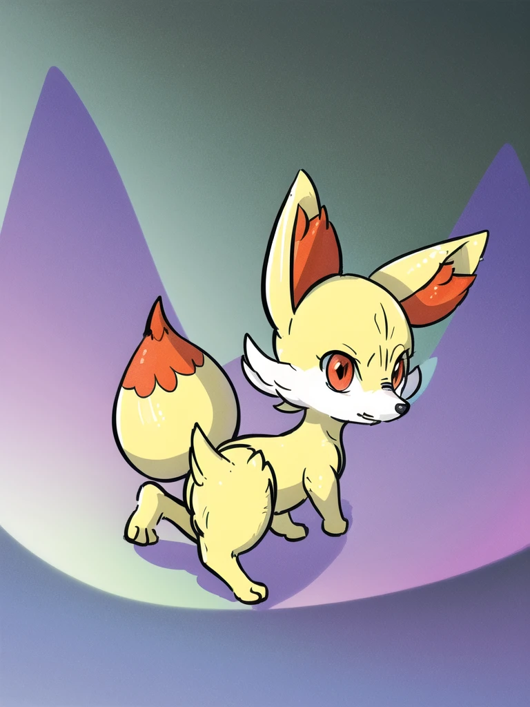 (masterpiece, best quality:1.2),solo,fennekin \(pokemon\),pokemon \(creature\),full body,no humans,grass