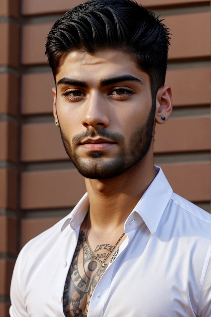 Zayn malik sin barba y sin bigote
