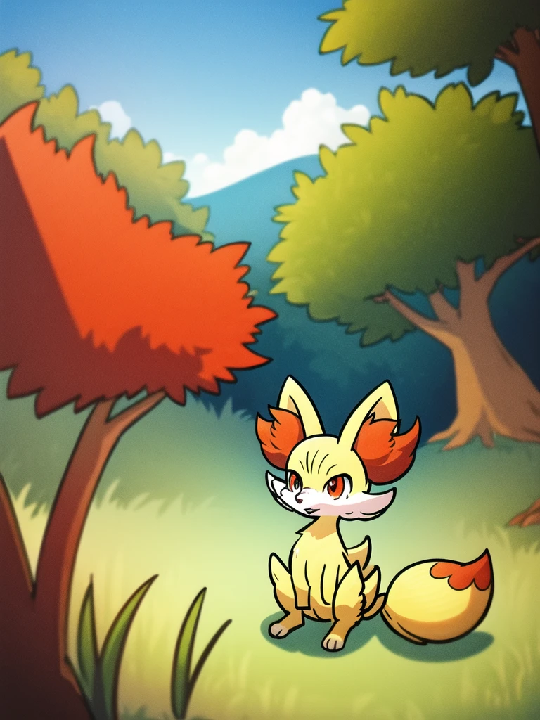 fennekin,grass