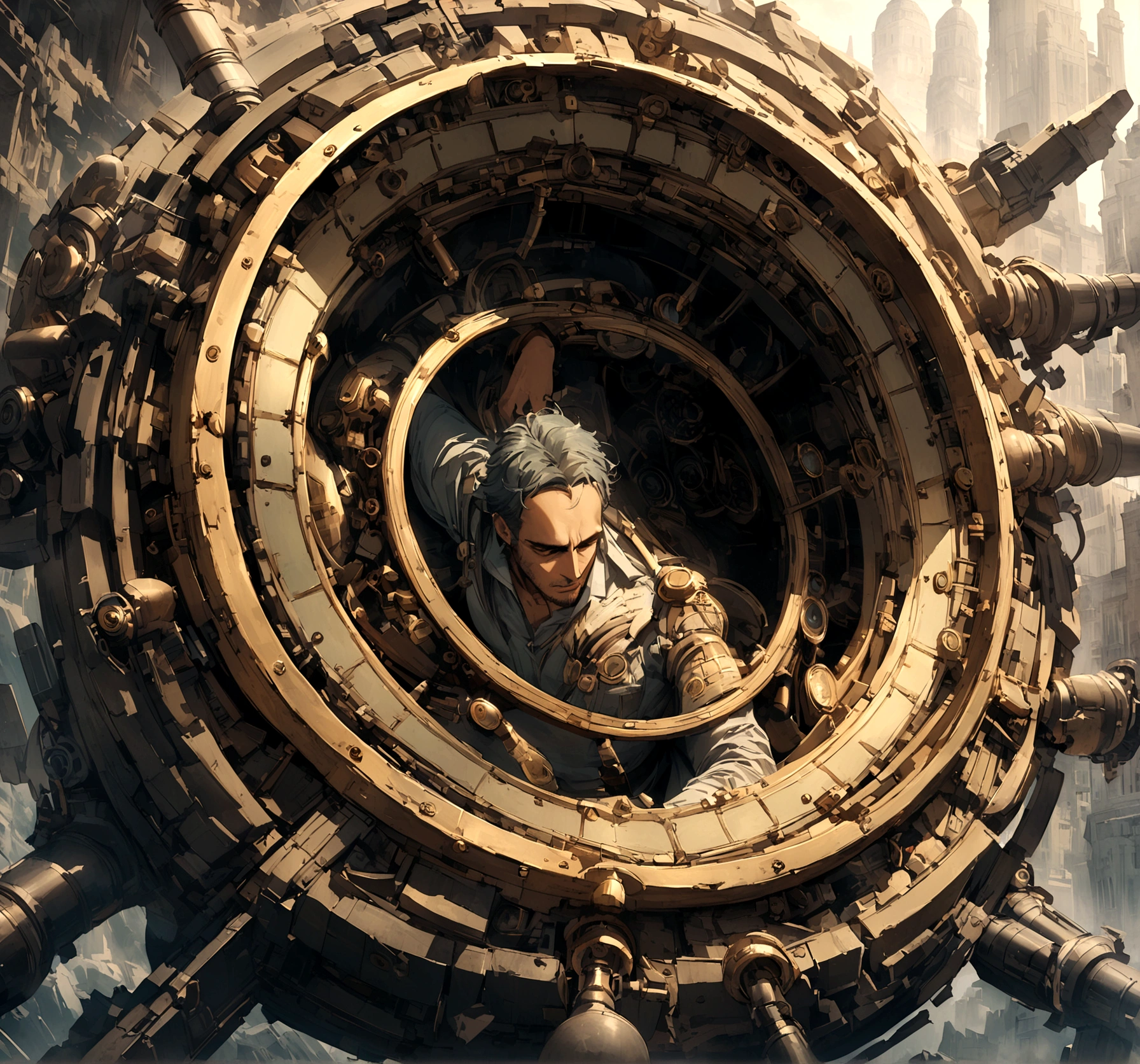 Vikram spent thousands of rupees on creating his time machine, but his efforts were in vain. The machine mysteriously disappeared. Vikram dedicated his life to searching for his lost time, but the time machine never resurfaced.