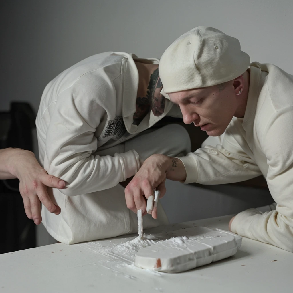 Eminem taking cocaine