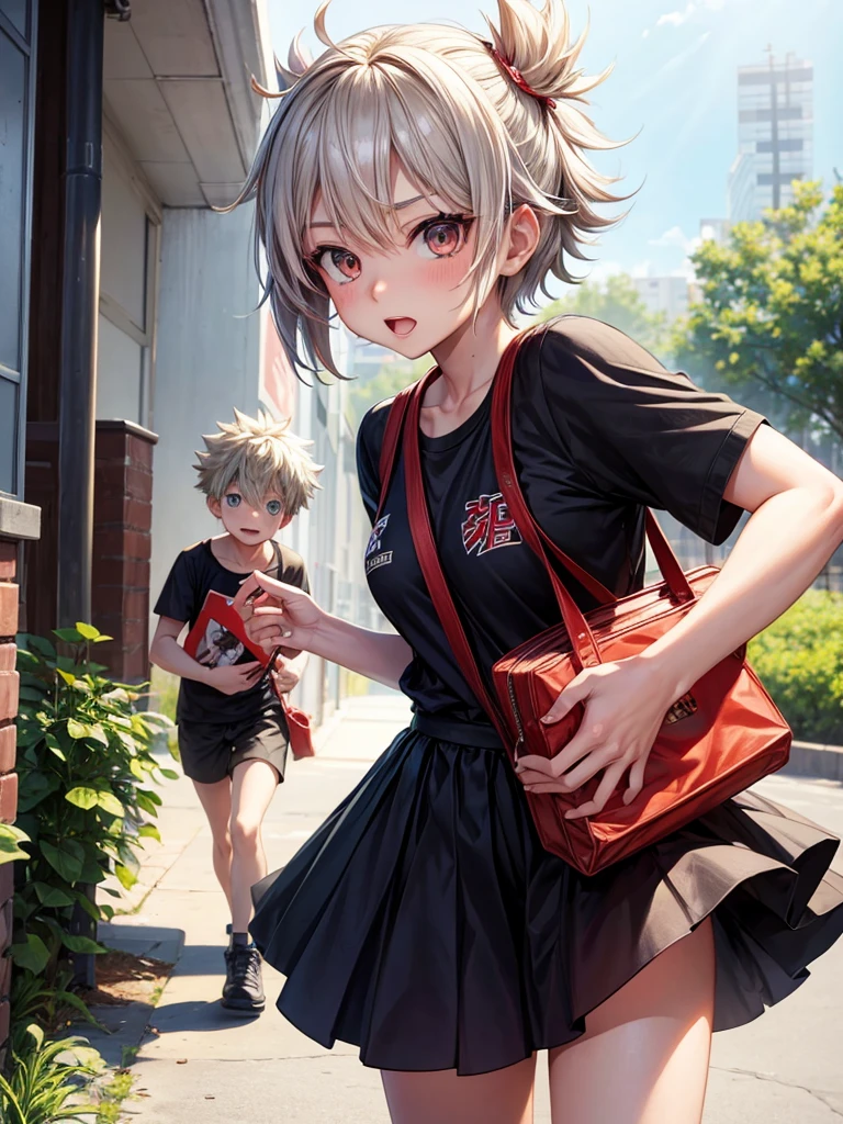 The twin sister of Katsuki Bakugou.children.