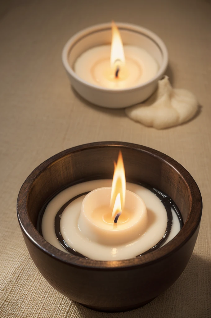Logo with a candle and a flame:

This type of logo is classic and evocative of the image of a scented candle..
A variety of colors can be used to create a different effect.
The flame can be a symbol of hope and renewal.