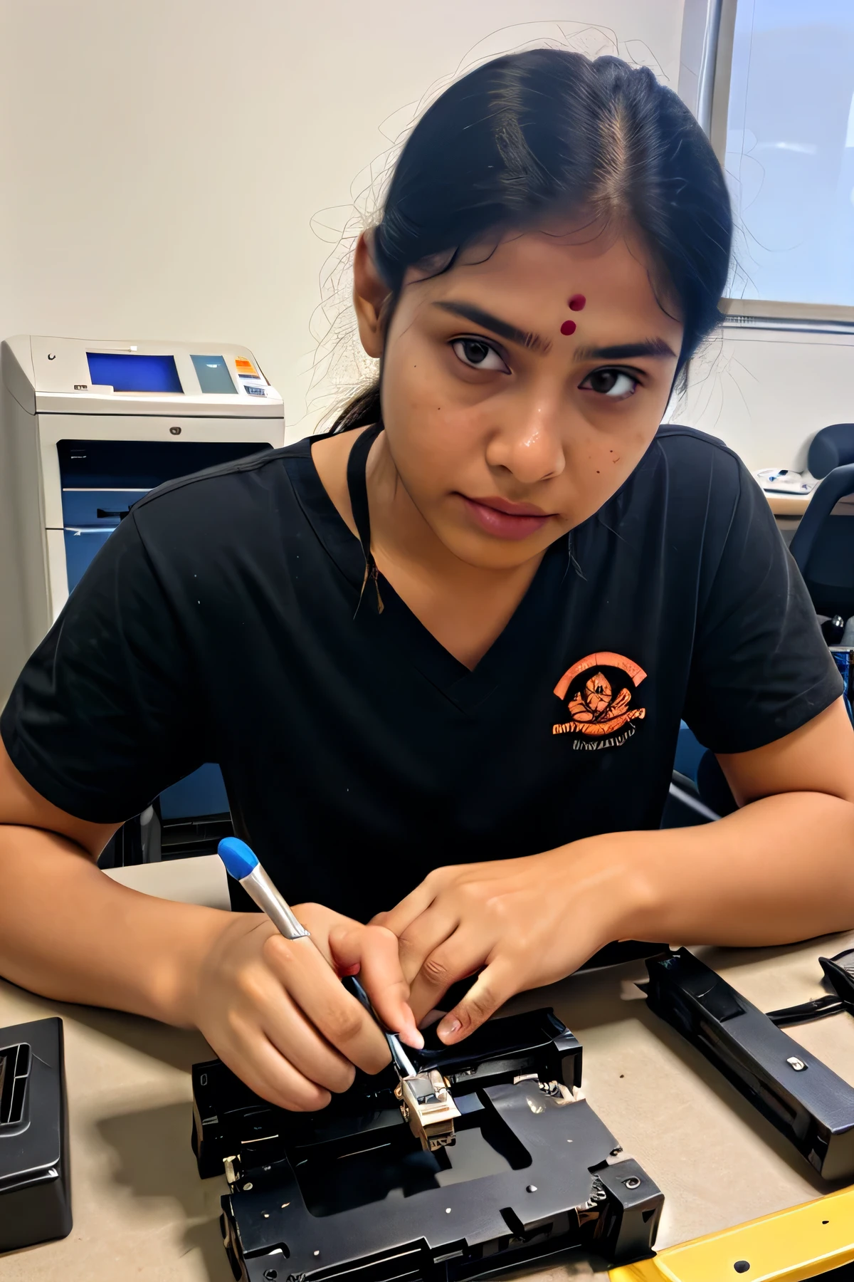 Small laser Printer Repair Technician gender male indian