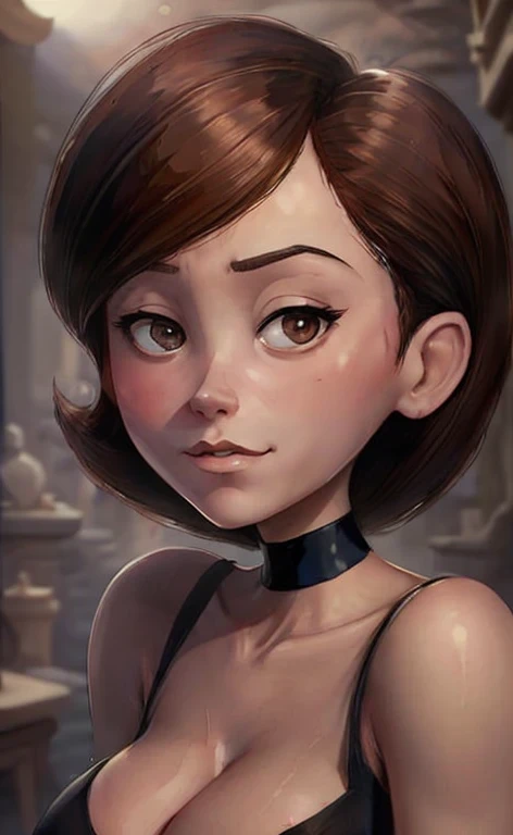 helenparr, beautiful face, (pure color: 0.9), (color: 1.1), (Masterpiece: 1,2), Superior quality, Masterpiece, high resolution, Original, Highly detailed wallpaper, beauty, victorian, dress, melancholy, big breasts, Sepia color, 40 years old