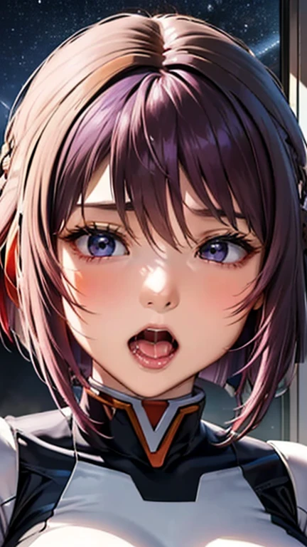 (best quality, ultra detailed:1.2),oguri cap,umamusume,large breasts,BREAK crying,(face close up:1.2),((1man and 1woman,fellatio,penis,))