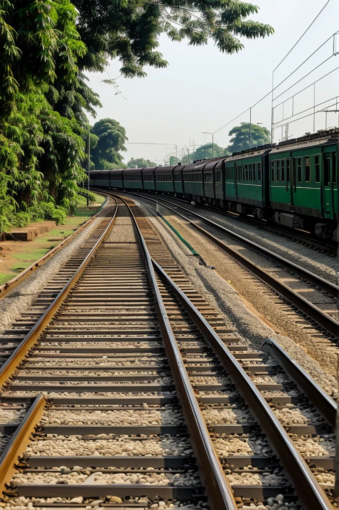 Train track between from Kolkata to asam through Bangladesh