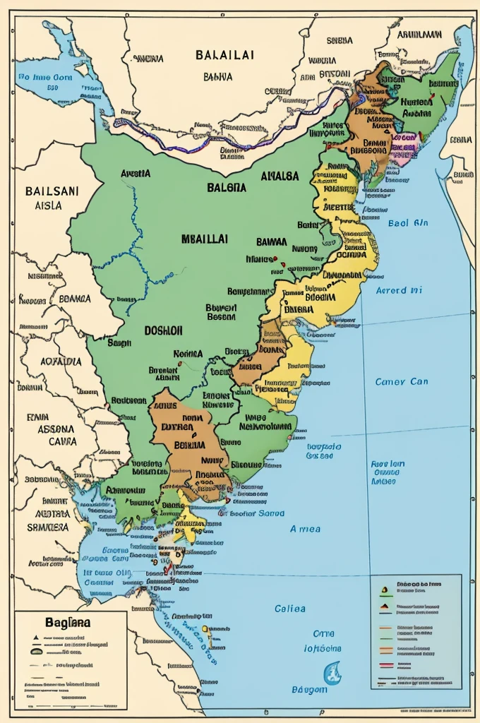 Map of Bangladesh