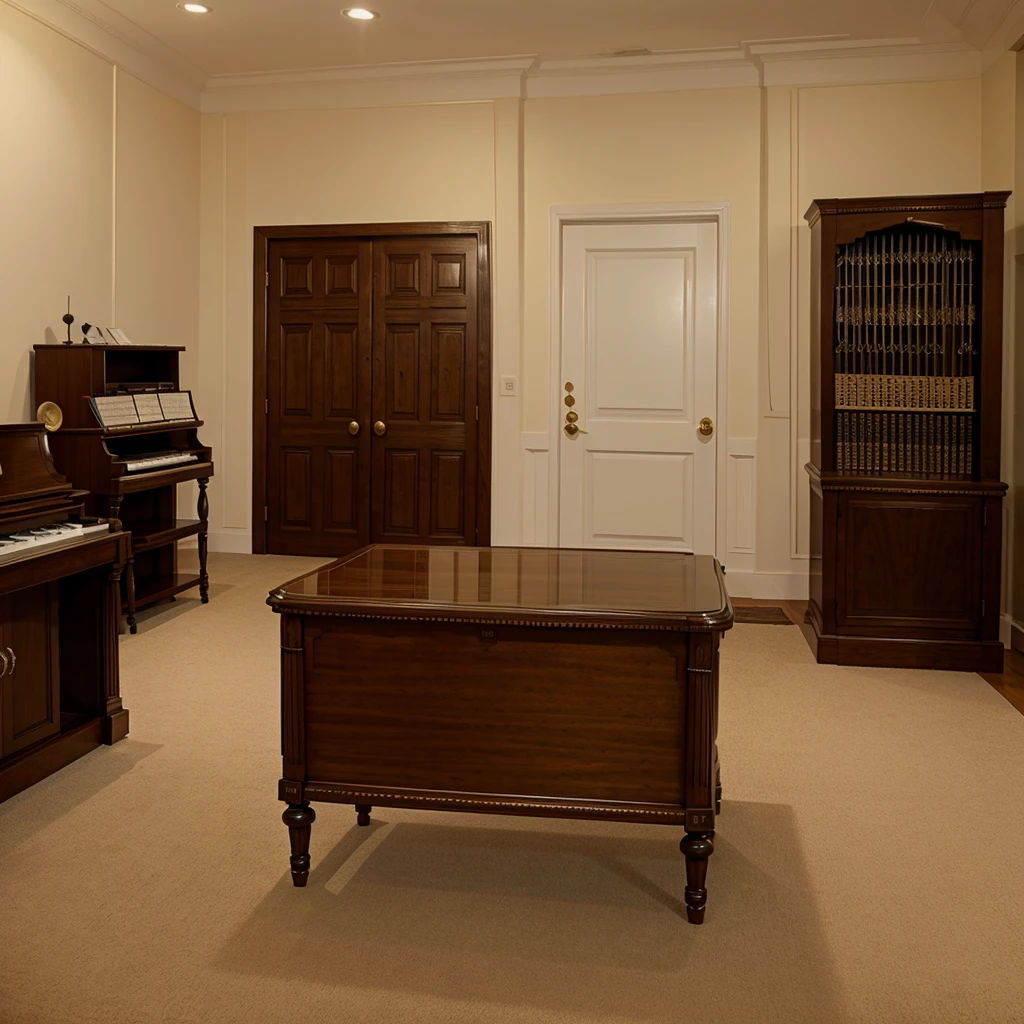 Presidential band, building chamber furniture