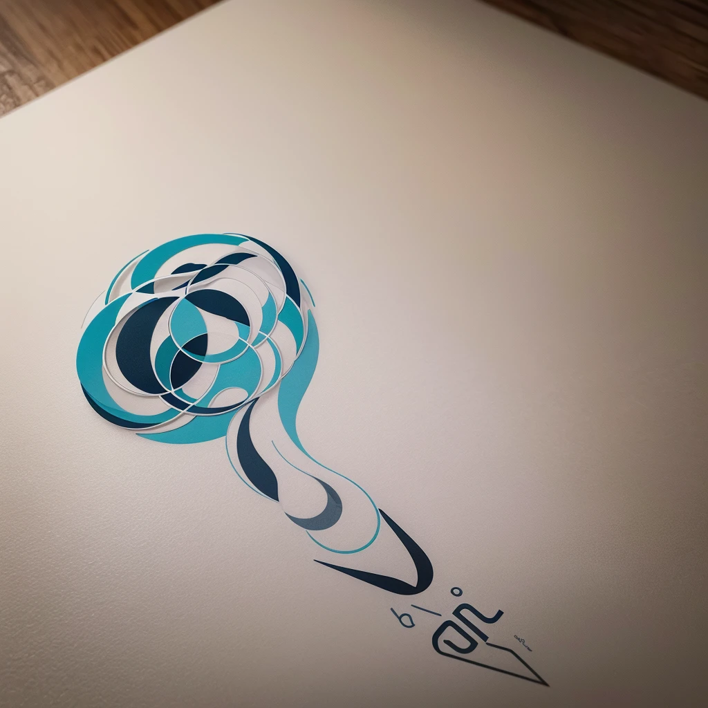 Design with a combination of elements:
concept: This logo can combine different elements from the previous designs to create a unique and personalized design. For example, minimalist wavy line can be used along with custom illustration, or a combination of organic shapes and geometric patterns.