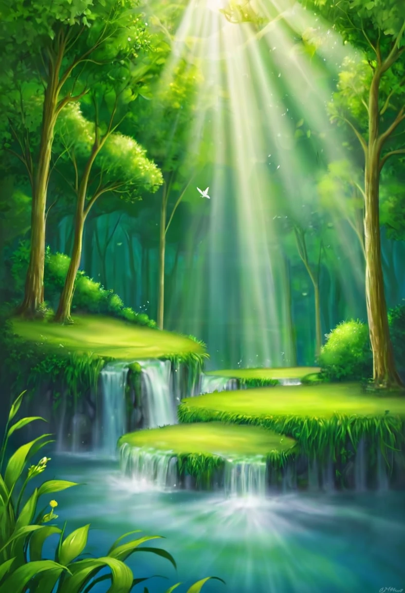 Green place like heaven