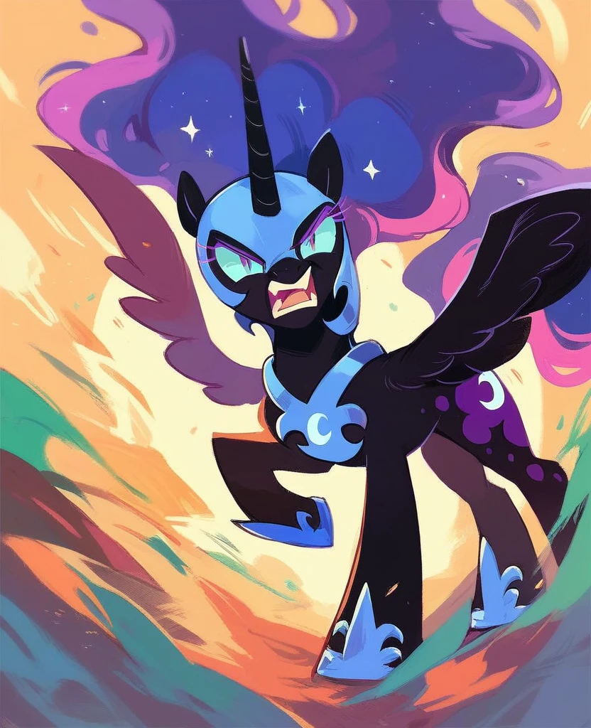 Pony nightmare moon fight Twilight Sparkle 