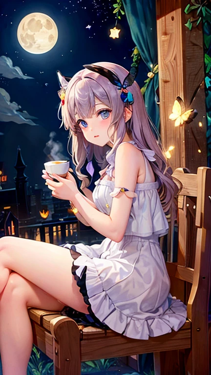 coffee moon butterfly