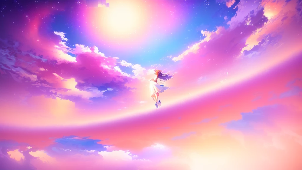 anime, a girl in a white dress is floating in the water, makoto shinkai cyril rolando, anime girl walking on water, anime movie background, beautiful anime scene, today's featured anime still, anime film still, screenshot from the anime film, anime still film anime shikishi, star(sky) starry_sky