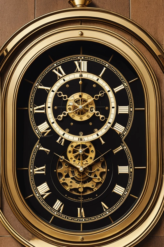 A clock different from the others with 9 hours with an interval of 80 minutes