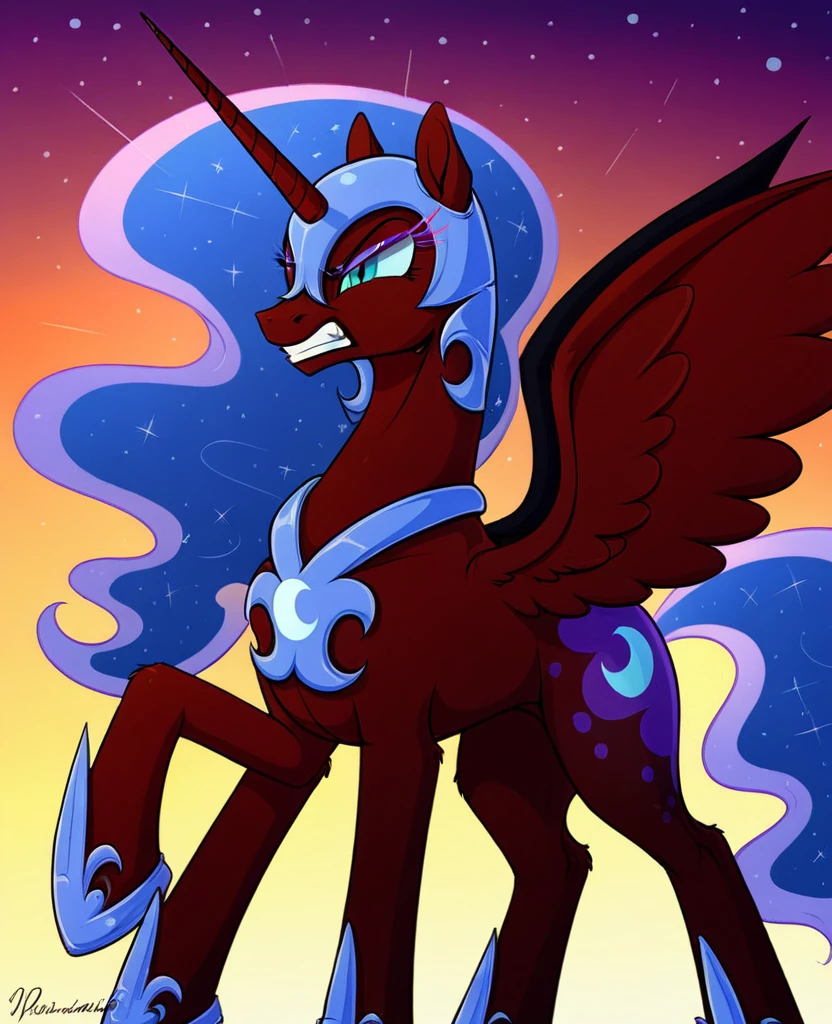 Pony nightmare moon angry 