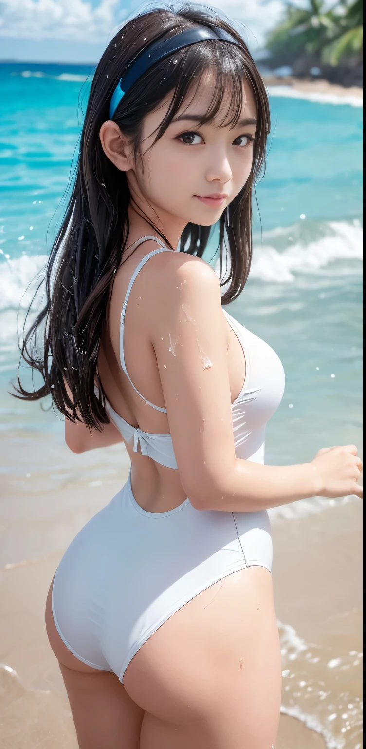 (1 Girl, alone), masterpiece、((Super Beauty))、Pure beauty、Voluptuous body、((Chubby))、Gray one-piece swimsuit, Competitive swimming suits、Low leg swimsuit、Japanese School Swimsuit、head band、Long Hair、Exposing the forehead、timid look、Gentle expression、Hawaiiのビーチ、Swimwear that fits perfectly on the skin、(Erect nipples :1.7),Swimsuits that cover most of the body、My swimsuit is wet、((Soaking wet)), Long Hair, timid look、smile, smile, Brown Hair, Long Haired person, View your viewers, Outdoor, Hawaii、sunny、Wet Hair, Wet Skin, Wet swimsuit, Front view、Stand up straight、White Bottoms、Wet swimsuit 、Japanese ID、(Big eyes:1.2), Beautiful woman, Beautiful woman,
Negative Prompt
(Browsing Caution:1.5),Bad job, Poor color, Extra Feet, Extra Fingers, Bad body, Bad finger, Tiger'Evil eye wrinkles'poor、Cat ear、