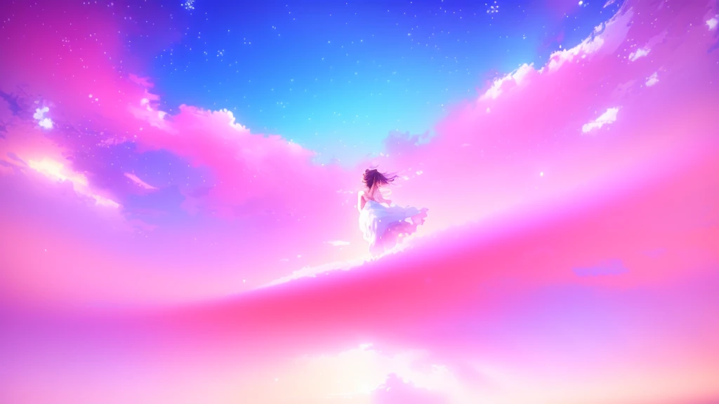 anime, a girl in a white dress is floating in the water, makoto shinkai cyril rolando, anime girl walking on water, anime movie background, beautiful anime scene, today's featured anime still, anime film still, screenshot from the anime film, anime still film anime shikishi, star(sky) starry_sky