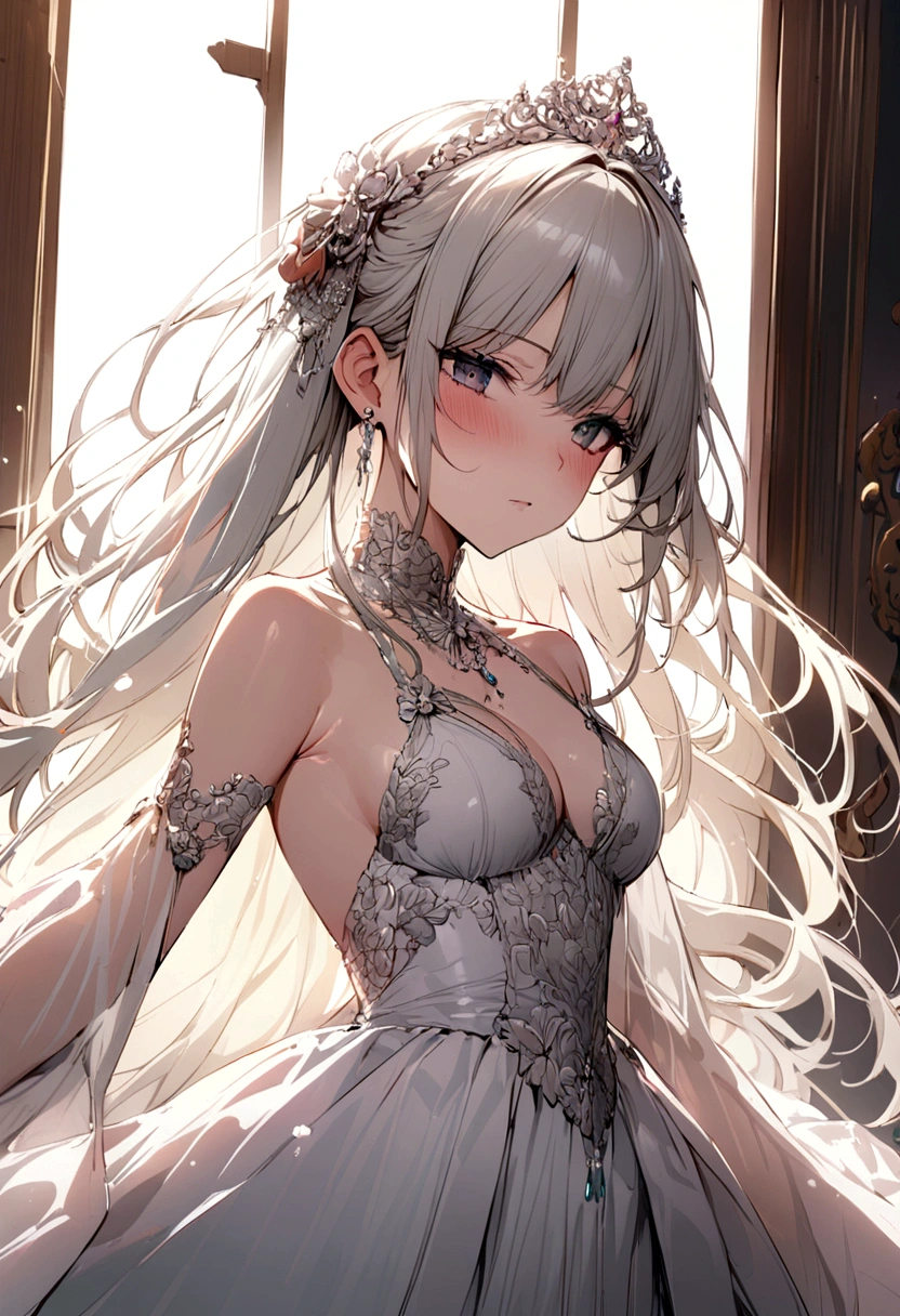 pretty girl、Impatient face