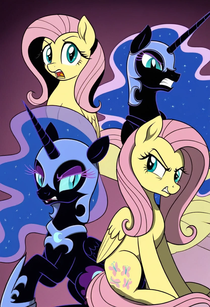 Pony nightmare moon angry fluttershy