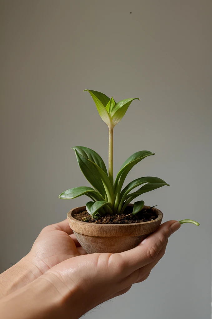 Small sprout grown in a bulb png