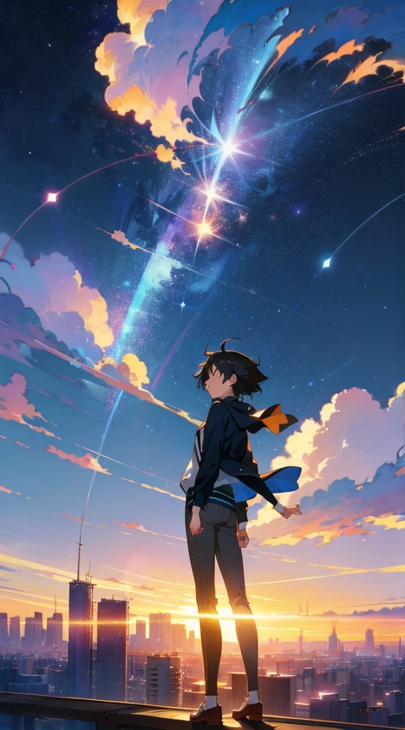 anime anime wallpapers with a view of the sky and stars, cosmic skies. by makoto shinkai, anime art wallpaper 4 k, anime art wallpaper 4k, anime art wallpaper 8 k, anime sky, amazing wallpaper, anime wallpaper 4 k, anime wallpaper 4k, 4k anime wallpaper, makoto shinkai cyril rolando, anime background art