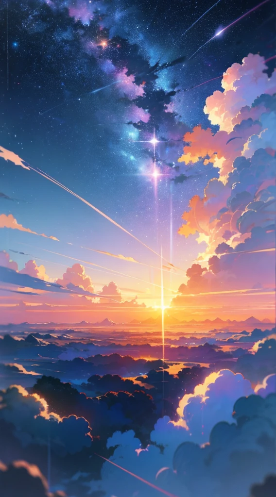 anime anime wallpapers with a view of the sky and stars, cosmic skies. by makoto shinkai, anime art wallpaper 4 k, anime art wallpaper 4k, anime art wallpaper 8 k, anime sky, amazing wallpaper, anime wallpaper 4 k, anime wallpaper 4k, 4k anime wallpaper, makoto shinkai cyril rolando, anime background art
