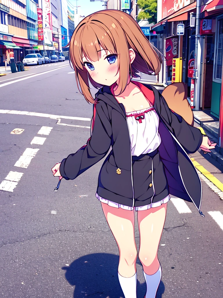 spread leg legs、sit、Looking away、Chat with friends、In town、bustling street、cap、Panties、Shoulder bag、mini skirt、Private Server、Girl、Girl、Short、Younger、Baby Face、flat chest、Dynamic Angle、Useless、Glaring、Both eyes open、Voyeur style

