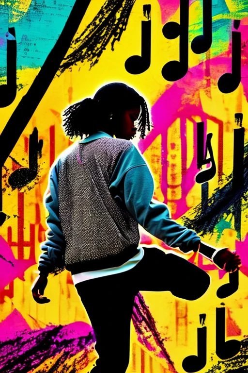 A background filled with scattered musical notes in various sizes and colors
A background completely filled with scattered musical notes in various sizes and colors, covering the entire screen.
beautiful girl colorful image
Dance hiphop Dance CREW Waacking Dance
Punking
black medium hair black medium hair
Five fingers Baggy clothes Baggy clothes