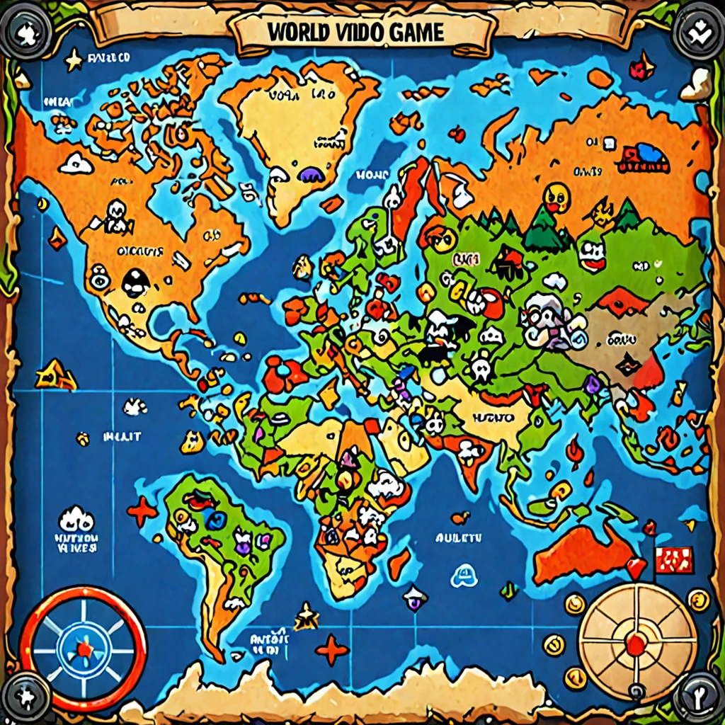 World video game map screen