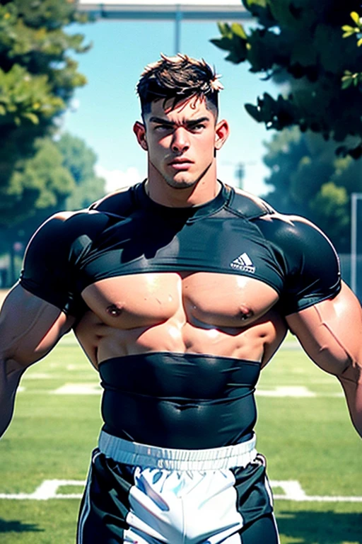 Nerds, locker room, football uniforms, cleats, football pads, hyper muscles, bodybuilder, big biceps, big triceps, big traps, broad shoulders, hyper pecs, crotch bulge, blank stare, vapid, open mouth, hypnosis, IQ drain, dumber and dumber, hypnotized, entranced, brainwashing, brainwashed, staring at a pulsing translucent holographic spiral, burly, dumber and dumber, bro, jock transformation, jock assimilation, jock programming. "I feel--DUMBER AND DUMBER, BRO--strange.... Head's all--DON'T THINK--fuzzy.... I ... I ... DUMB JOCKS DON'T THINK. YES, COACH. I DON'T THINK. JUST A BIG DUMB JOCK.... Huhuhuhuh...."
