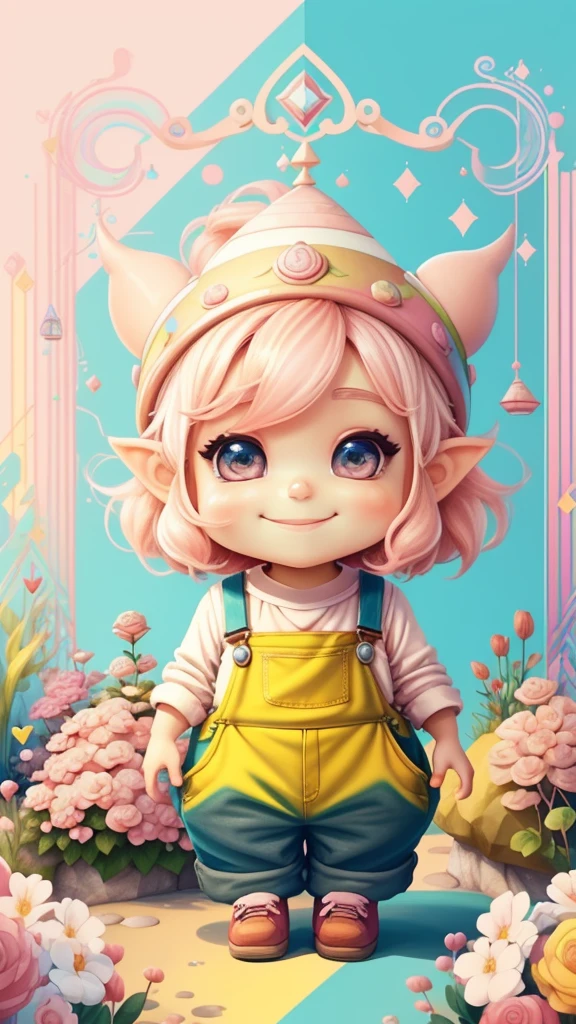 ((cute gnome smiling wearing overalls in a beautiful garden)) - Creator: Walt Disney2023) ), ,, ( Walt Disney cushioning ,multidimensional geometric wall PORTRAIT, artistry, chibi,
yang08k, comely, Colouring,Rose
Primary works, top-quality, best qualityer, offcial art, Beautiful and Aesthetic,)) ), ,, Walt Disney cushioning ,multidimensional geometric wall PORTRAIT, artistry, chibi,
yang08k, comely, (Colouring, Pink), yellow ,cerulean ,red and white)
Primary works, top-quality, best qualityer, offcial art, Beautiful and Aesthetic,