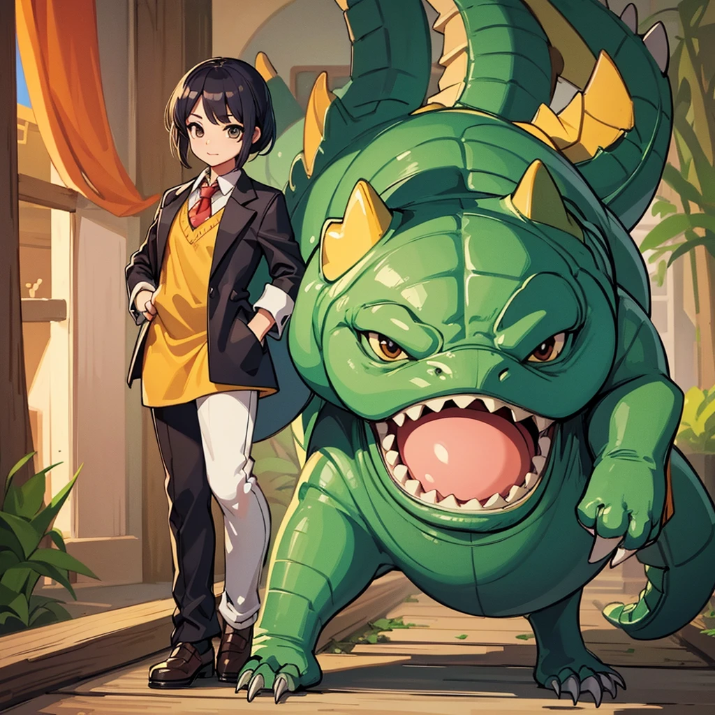 Highest quality, Best Quality,Best illustrations、((Full body character concept, Detailed character design))、Baby Crocodile、Small Crocodile、a lot