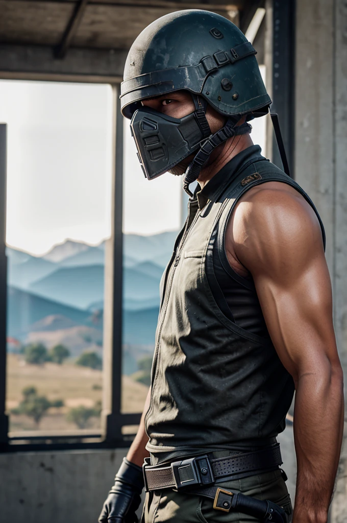 Pubg helmet guy