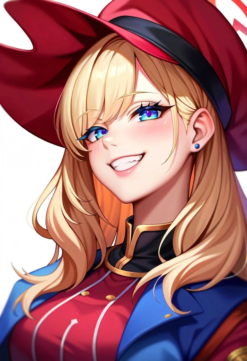 Highest quality, masterpiece, High resolution, alone, (Connection_Blue Archive:1.10), smile, Happy, Close one eye, Portraiture, View your viewers, 32 