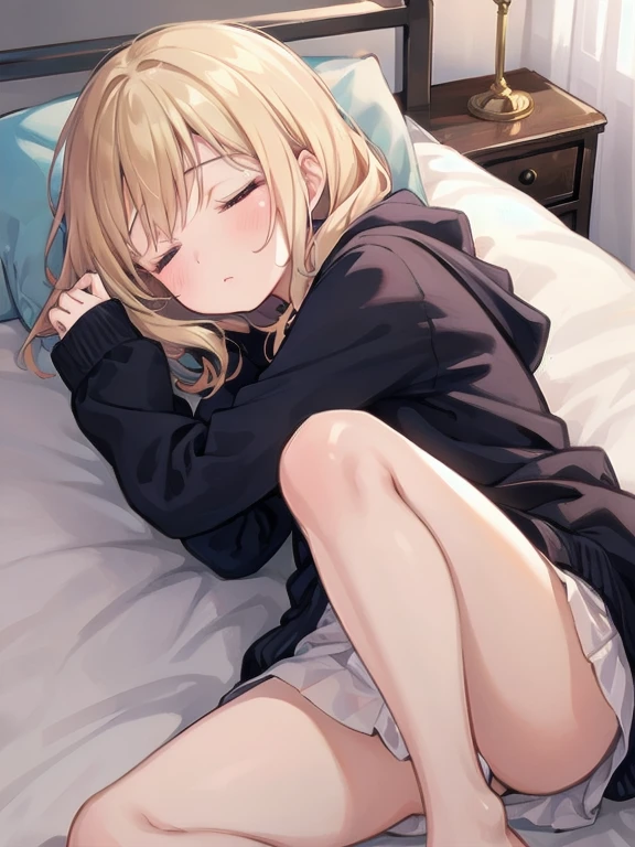 1 sleeping girl