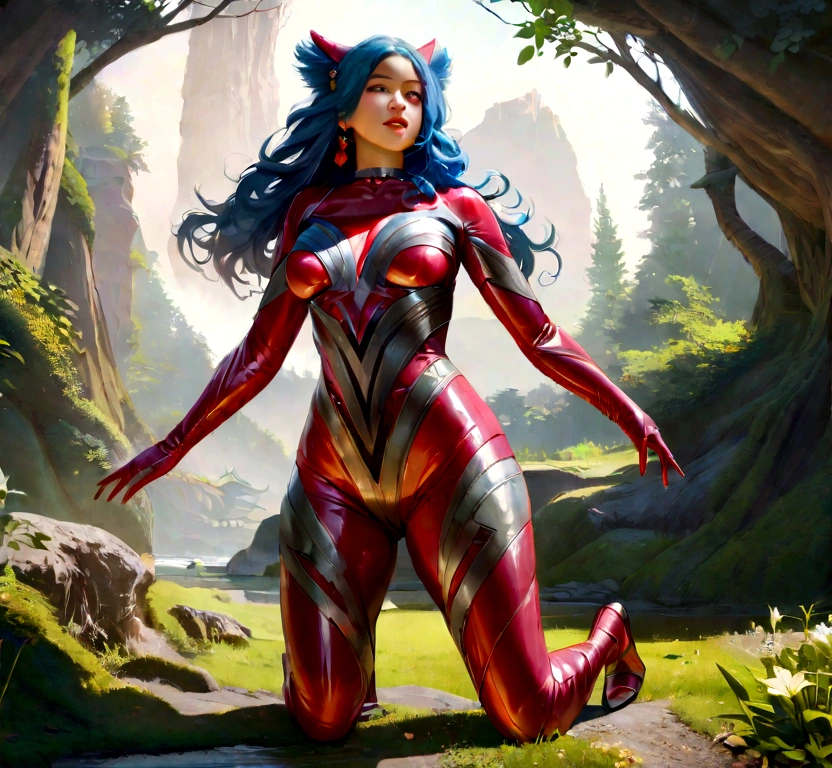 (Nordic Warrior), (Female), (Fantasy snowy Setting), | (Kneeling on the forest floor at a creek), | (FULL BODY Generation!!!), | (Insane clothing detaileautiful nordic furry Outfit), (aesthetic style), (Choker), (Earings), (High Heels), (Stockings), (hair accessoires), | (Long beautiful hair), (interesting hair style), (Beautiful Face), (shiny Eyes), (Light skin), (Human face expression), | (Kynetic body partody in motion), (realistic face), (realistic limbs), (Proportionate body), (Human Anatomy), | (Complex Background), (High Resolution Image), (Cinematic), (stunning visuals), (professional composition),