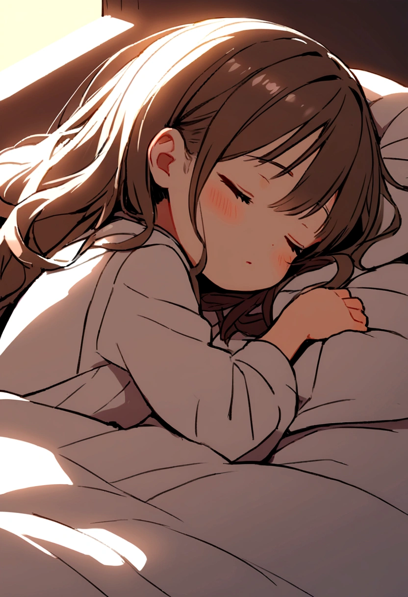 Adorable girl sleeping