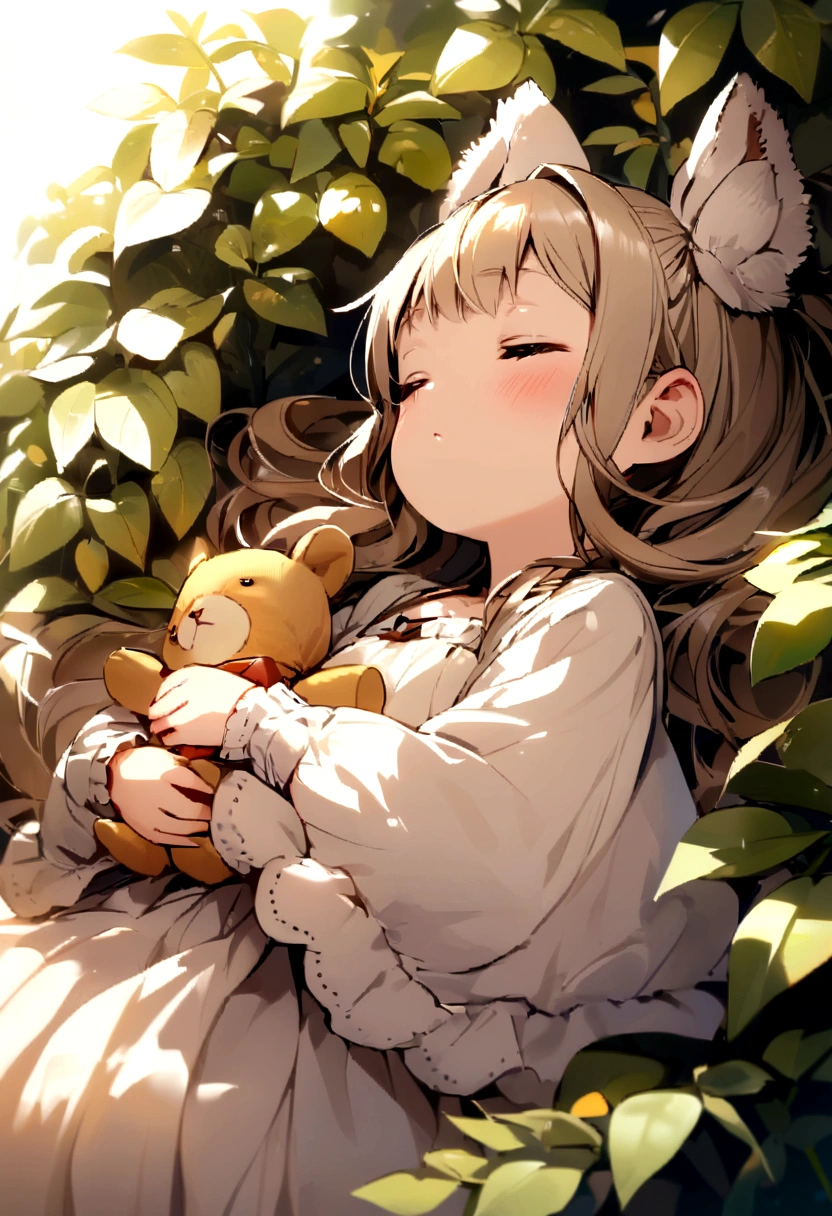 Adorable girl sleeping