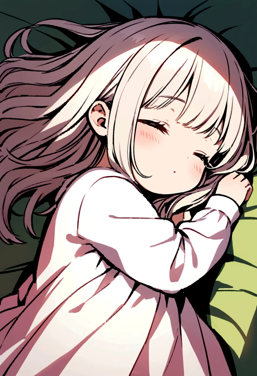 Adorable girl sleeping