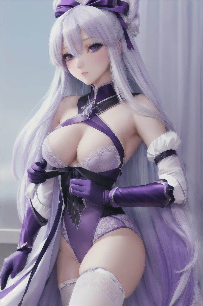 (furryart:1.0), furry, anthro, drawing, painting, 2girls, armor, blue hair, blurry, blurry background, blush, chromatic aberration, gloves, hair between eyes, hair ribbon, highres, long hair, looking at another, multiple girls, parted lips, pauldrons, purple ribbon, ribbon, shoulder armor, sketch, vambraces, violet eyes, white gloves, white hair, yuri, sexy pose, seductive, flirting, sexy lingerie, sexy stockings