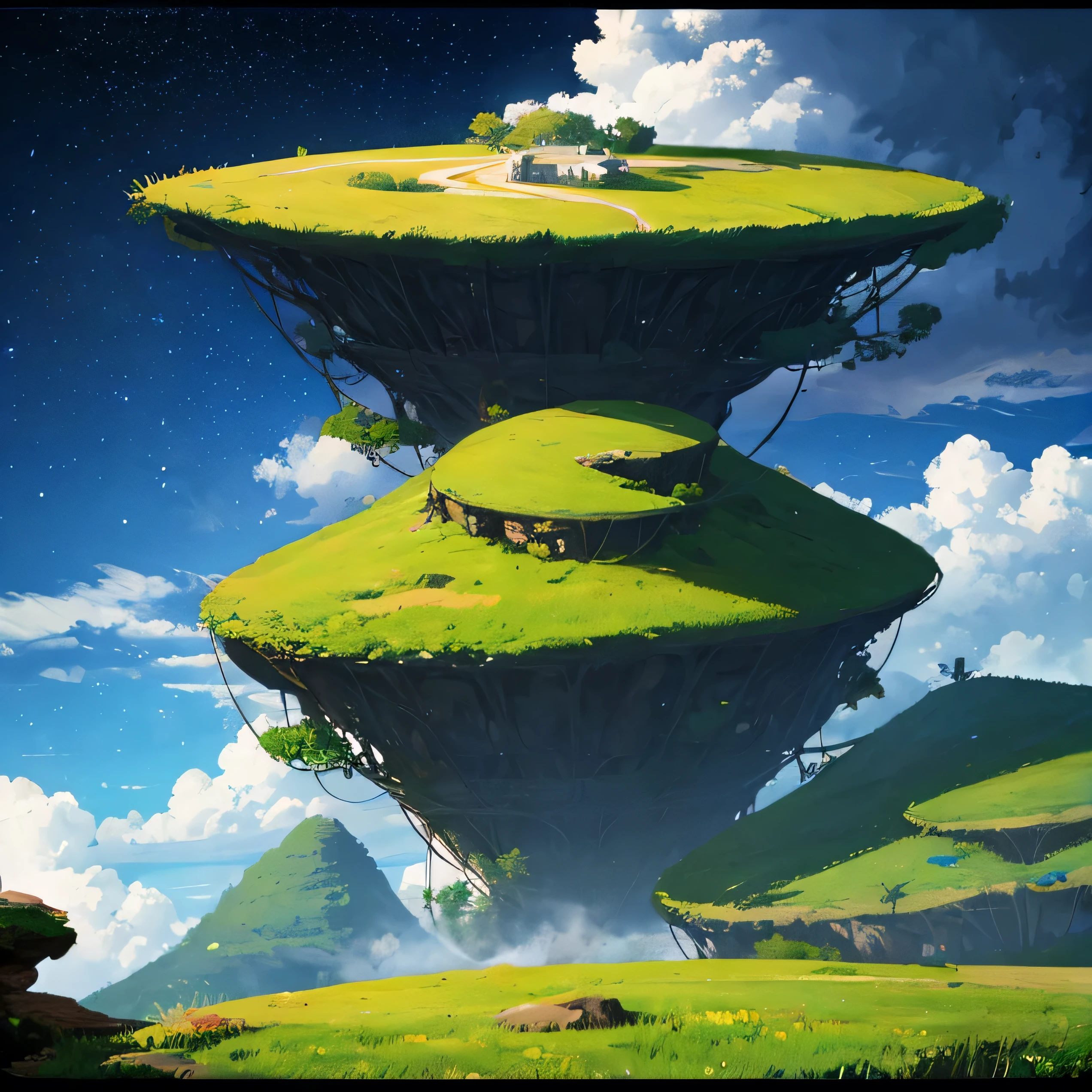 verdant exoplanet landscapes