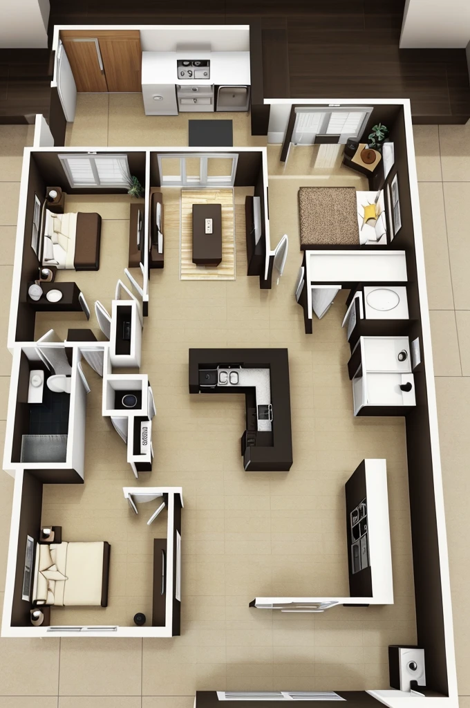 Design a layout of a floorplan of your dream smart home on an A4 size sheet.
Include gadgets or devices that you think will make it unique or “smart”.Mention all the
smart devices that you will include in your layout. 3D