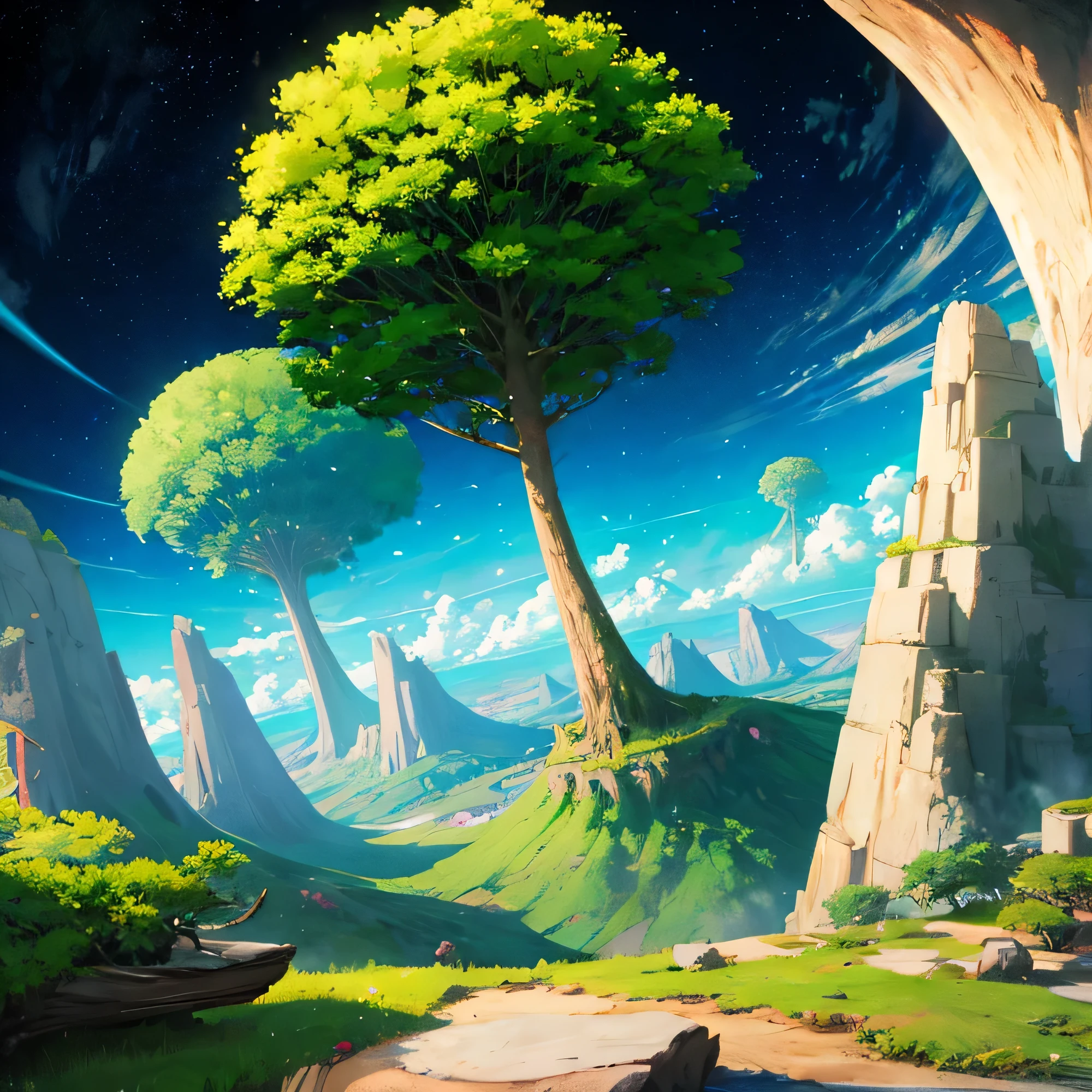 verdant exoplanet landscapes