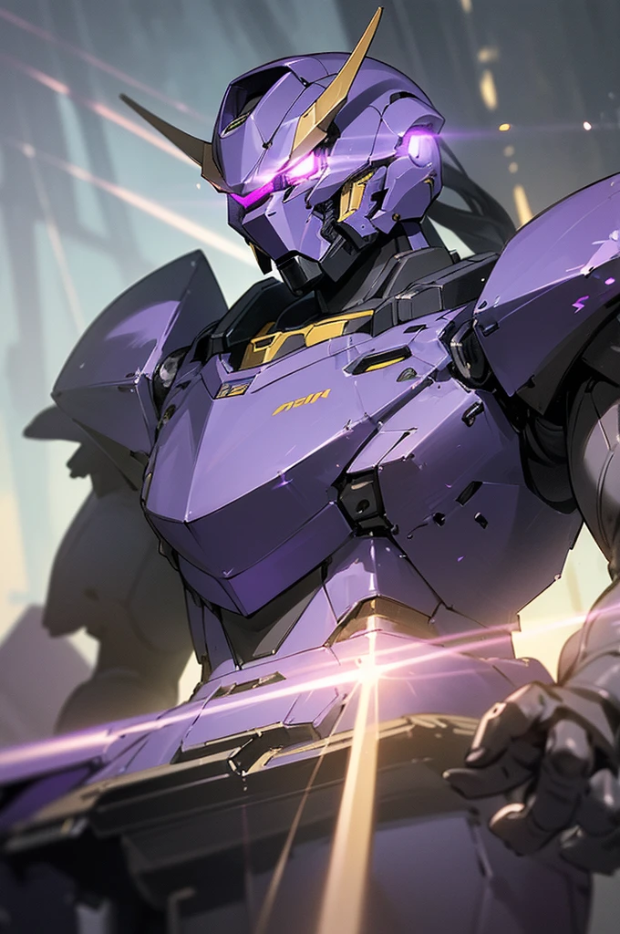 {masterpiece, distinct_image, extremely detailed CG, (extremely detailed fine touch:1.2),action manga, monochrome, sketch,ink splashing, (natural light, sun light, light rays, dappled light, ray tracing:1.2), glitter, purple_light, (glow_black_upper_body, front_light:1.3), {1mecha, fist_focus, upper_body, dynamic angle, standing, fighting stance, attack, punching, clenched hand},{(black_colored_upper_body_machine armor, mecha head:1.3), (purple_glowing_eye:1.2) , no_holding_weapon}}