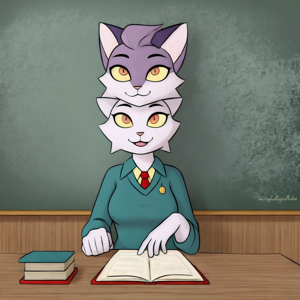 Cat as a teacher